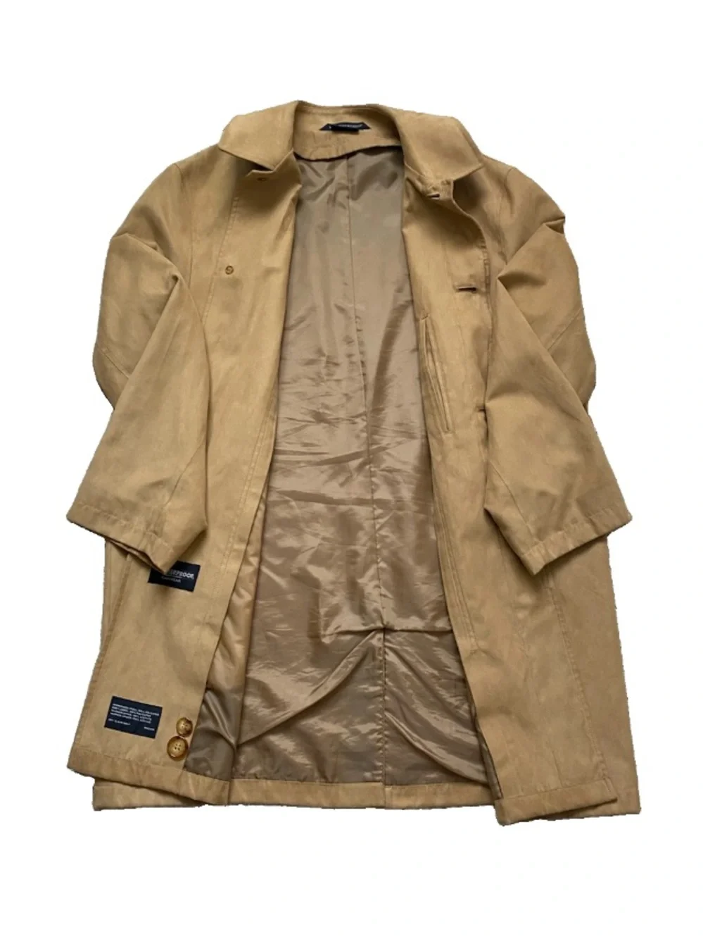 WEATHERPROOF | Waterproof Raincoat Faux Suede Jacket Trench Coat Small